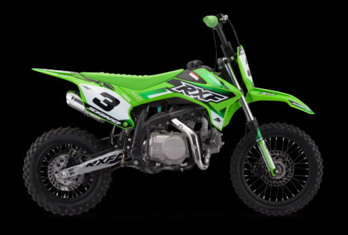 Kinder Motocross Dirtbike Apollo Sano RXF Rookie 125cc Halbautomatik 12-14"